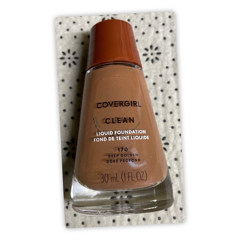 Covergirl Clean Liquid Foundation, 170 Deep Golden